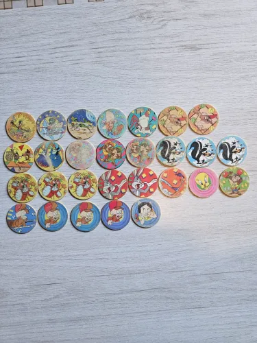 Lote tazos Looney Tunes Elma Chips