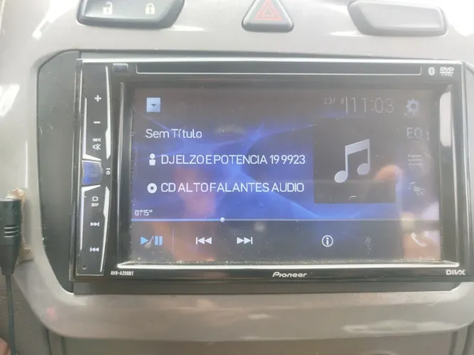 Multimídia Pioneer AVH-A208BT 2-DIN - DVD,USB, Bluetooth, auxiliar e câmera de ré