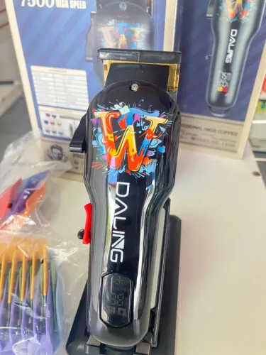 Máquina de Cortar Cabelo Daling DL-1230 - Sem Fio, Recarregável profissional 