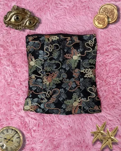 Bustiê Preto Tapestry Vintage 