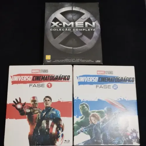 COLEÇÃO COM 36 FILMES MARVEL EM BLU-RAY
