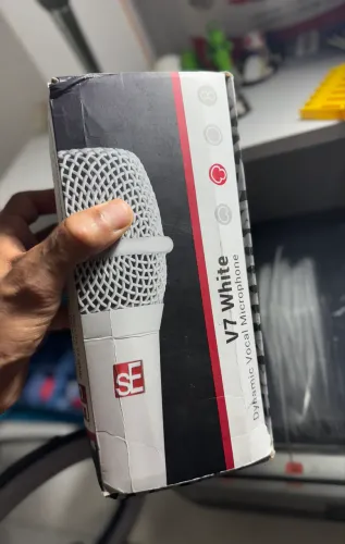 MICROFONE V7 White SE ELETRONICS