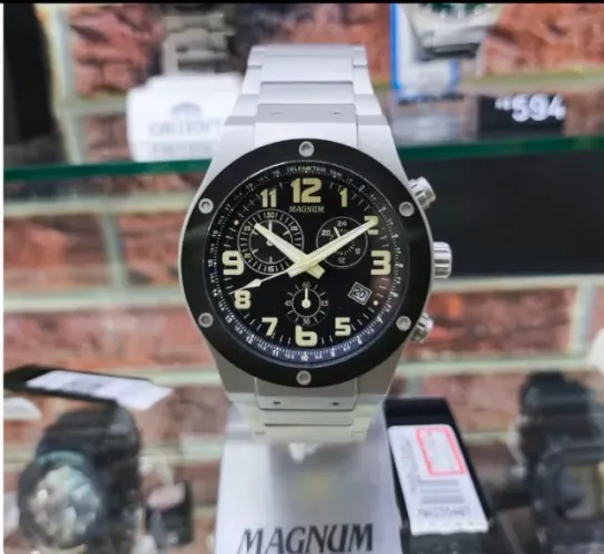 relógio magnum analógico