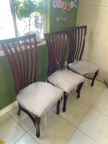 3 Cadeiras $60 PRA SAIR HOJE!