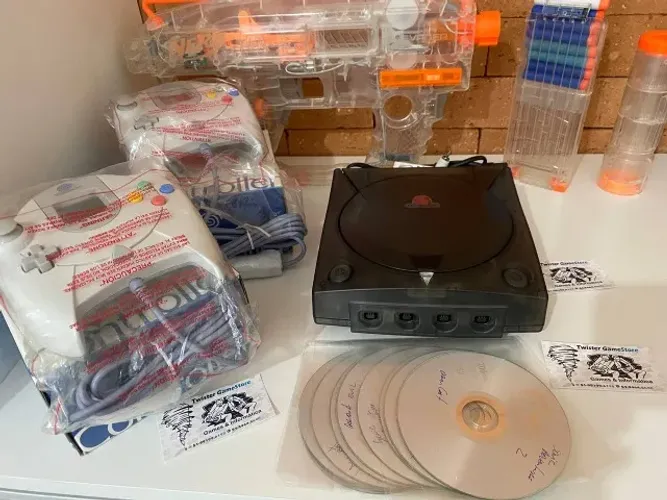 Sega DreamCast + 2 Cont. Novos Origin. + 10 jogos - Revistado - C/ Garantia!! Somos Loja!