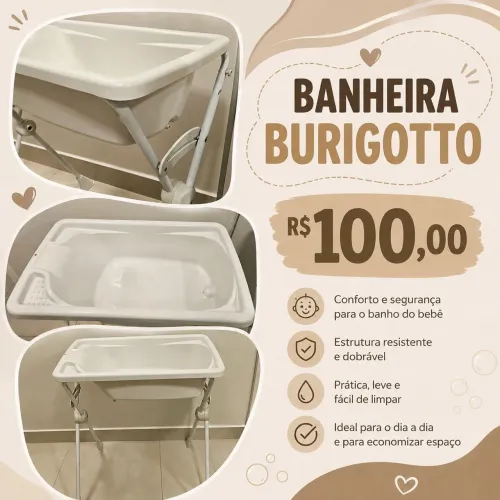 Suporte Burigotto com banheira