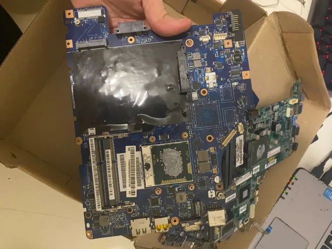 Lote placa mãe notebook sucata