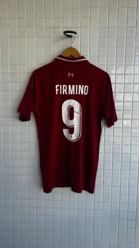 CAMISA RETRÔ LIVERPOOL 18/19 1 FIRMINO 9 TAMANHO G