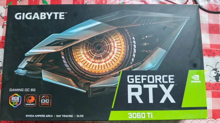 Placa de Vídeo RTX 3060 TI Gigabyte