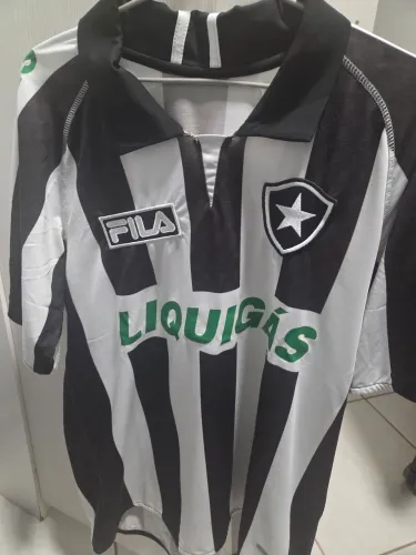 Camisa Botafogo FILA alvinegra 2009 (Tamanho M)<br>home