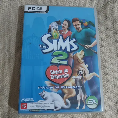 Jogo The Sims 2 Bichos De Estimação Pacote Expansão PC DVD Rom Original Português EA Games