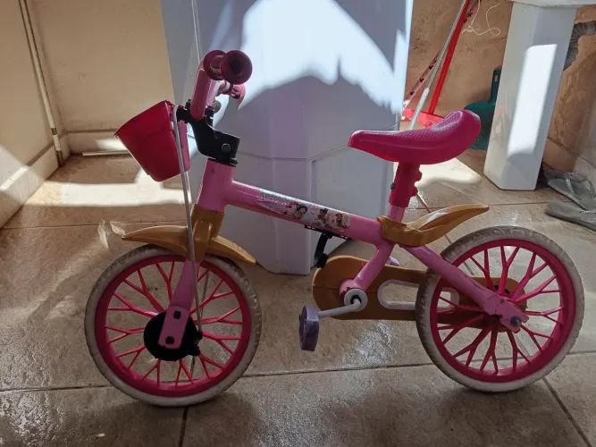 bicicleta Nathor Aro 12 para crianças de 3 anos sem rodinhas usada