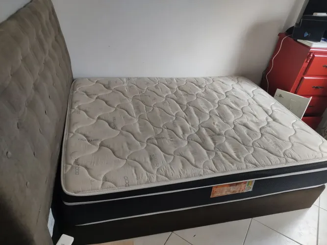 Cama Box de Casal - colchão + box