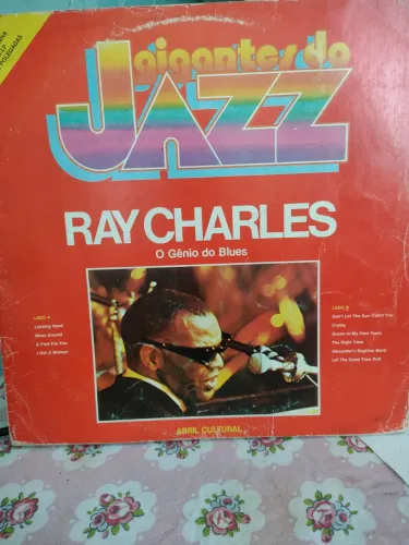 Disco de vinil da Coleção Gigantes do Jazz - Ray Charles