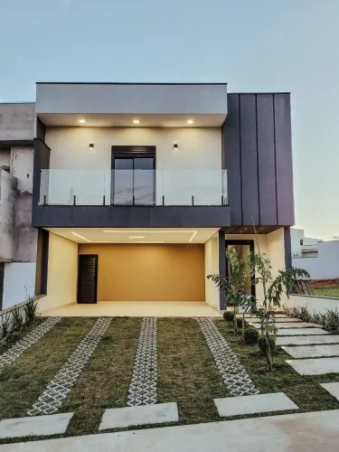 Sobrado à venda em Indaiatuba, Loteamento Park Gran Reserve, com 3 suítes, com 164 m²