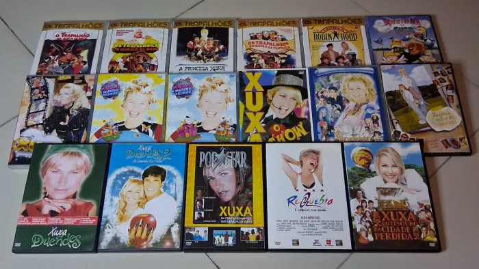 DVD Xuxa Diveros - com 17 Filmes Show Especial - Original usado
