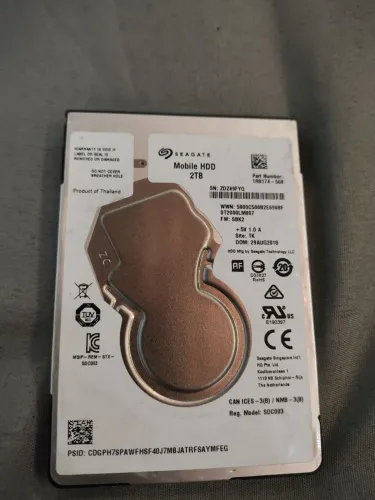 HD 2 TB SAÚDE 100%
