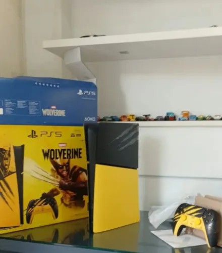 PS5 SLIM DIGITAL EDIÇÃO LIMITADA WOLWERINE