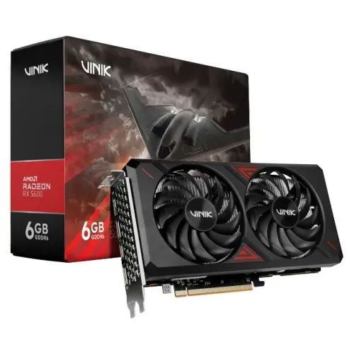 Placa de Vídeo RX 5600 6GB GDDR6 192-bit Dual Fan - Alto Desempenho para Games