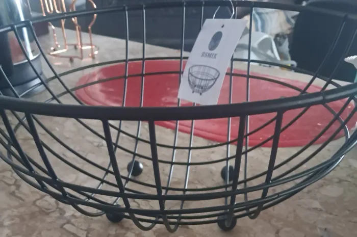 Fruteira Aramado Preto Fosco (NOVA)