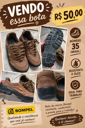 Bota de segurança Bompel