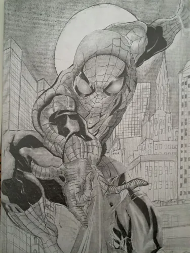 Só 30 REAIS. Desenho feito a mao homen aranha