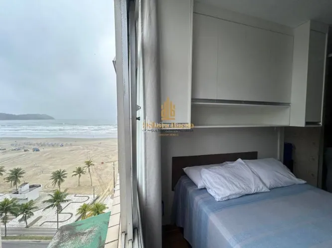 Frente Mar, Kitão Vista Mar 1 vaga de Gar. Mobiliada Chuurasqueira, Guilhermina