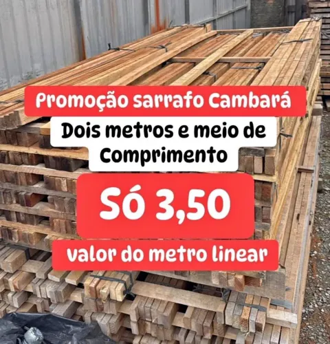 Madeira Cambará caibros e sarrafos para telhado