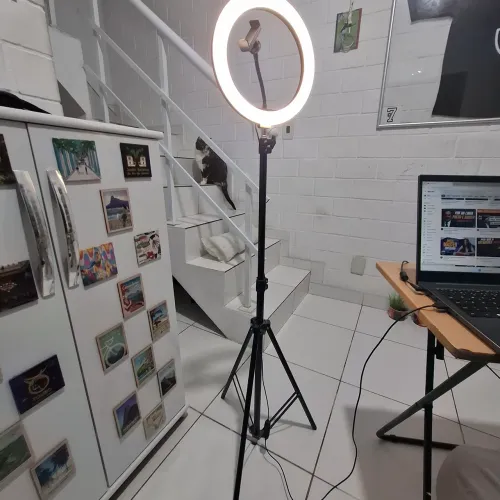 Kit Ring Light com Suporte para Celular