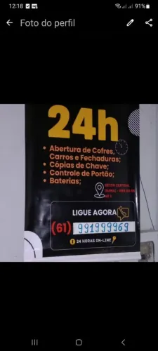 Chaveiro 24 horas Gama, Santa Maria, Total Ville, Valparaíso e Regioes