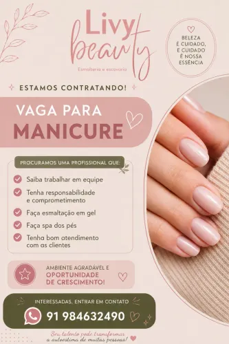 Vaga de Manicure 