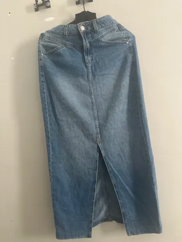 saia longa jeans