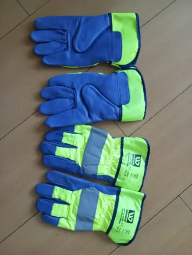 ?Luvas de Segurança Wenaas - Couro, Refletiva, EPI Profissional?