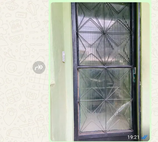 Vendo duas portas e um portão uma porta de madeira uma de ferro com vidro e o portão de fe