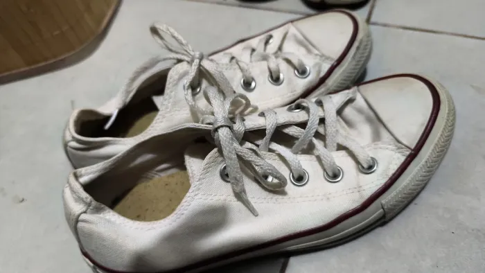 Converse branco tamanho 34
