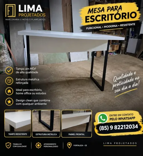 Mesa de escritório, estudo 