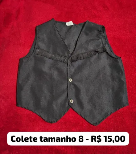 Colete Infantil Tamanho 8