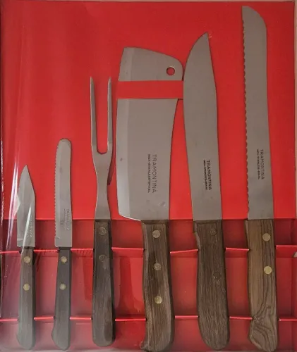 Conjunto de Utensílios de Cozinha em Aço Inoxidável - Tramontina