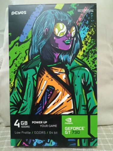 Placa de Vídeo PCYes GeForce GT 730 4GB/GDDR5 64-bits