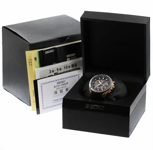 Seiko Astron GPS Energia Solar - GOLD SBXB055