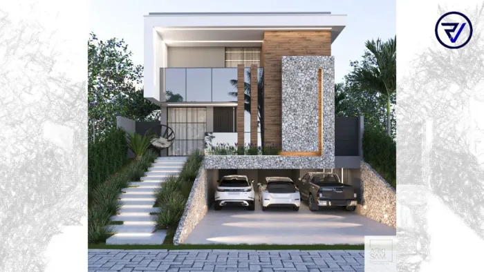 Casa Duplex de Alto Padrão com 5 Suítes e Elevador