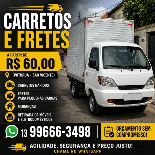 Carreto,frete,mudança e retirada de entulhos