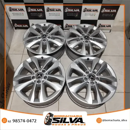 Rodas aro 17 originais Mercedes seminovas furação 5x112