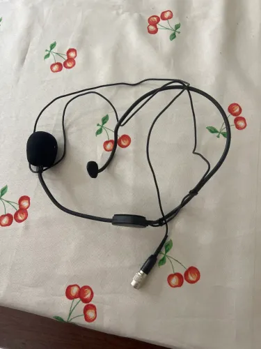 Microfone dinâmico headset audio technica 