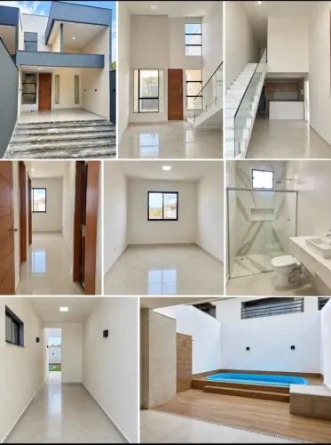 CASA PÉ DIREITO ALTO, 3/4 C/SUITE + PISCINA /163m²/CIDADE NOVA.