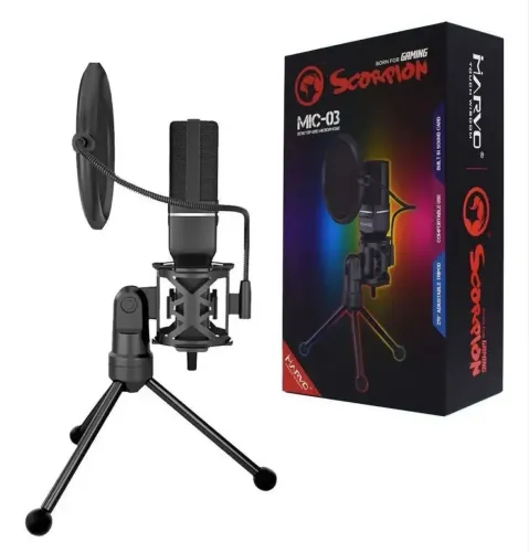 Microfone para gamer stremers