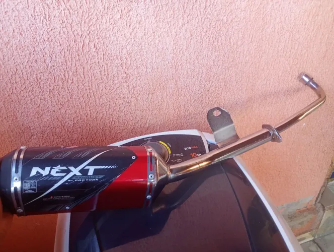 Escapamento next protork da pop 100 semi novo