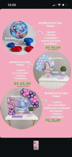 Festa na mesa pegue e monte