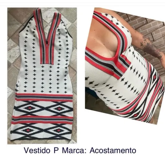 Vestido marca acostamento P