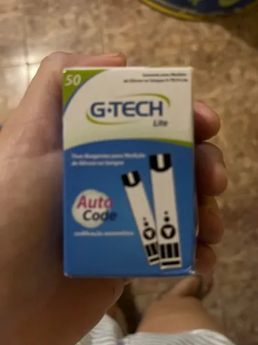 Tiras medição glicemia GTech lite Auto Code